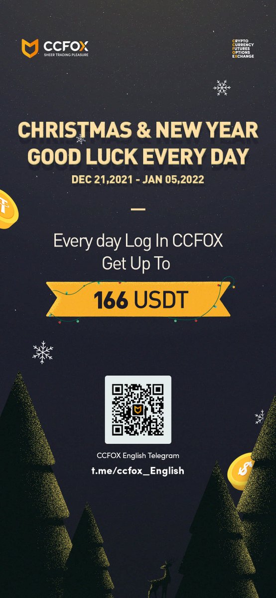 CryptoFox2023's tweet photo. Fantasy Night at Christmas and New Year！🥳🥳🥳

1,000,000 #USDT [100% Winning]🎁🎁💰💰

⏲️: Dec 21, 2021~Jan 05, 2022 https://t.co/0zDB3qCK5F