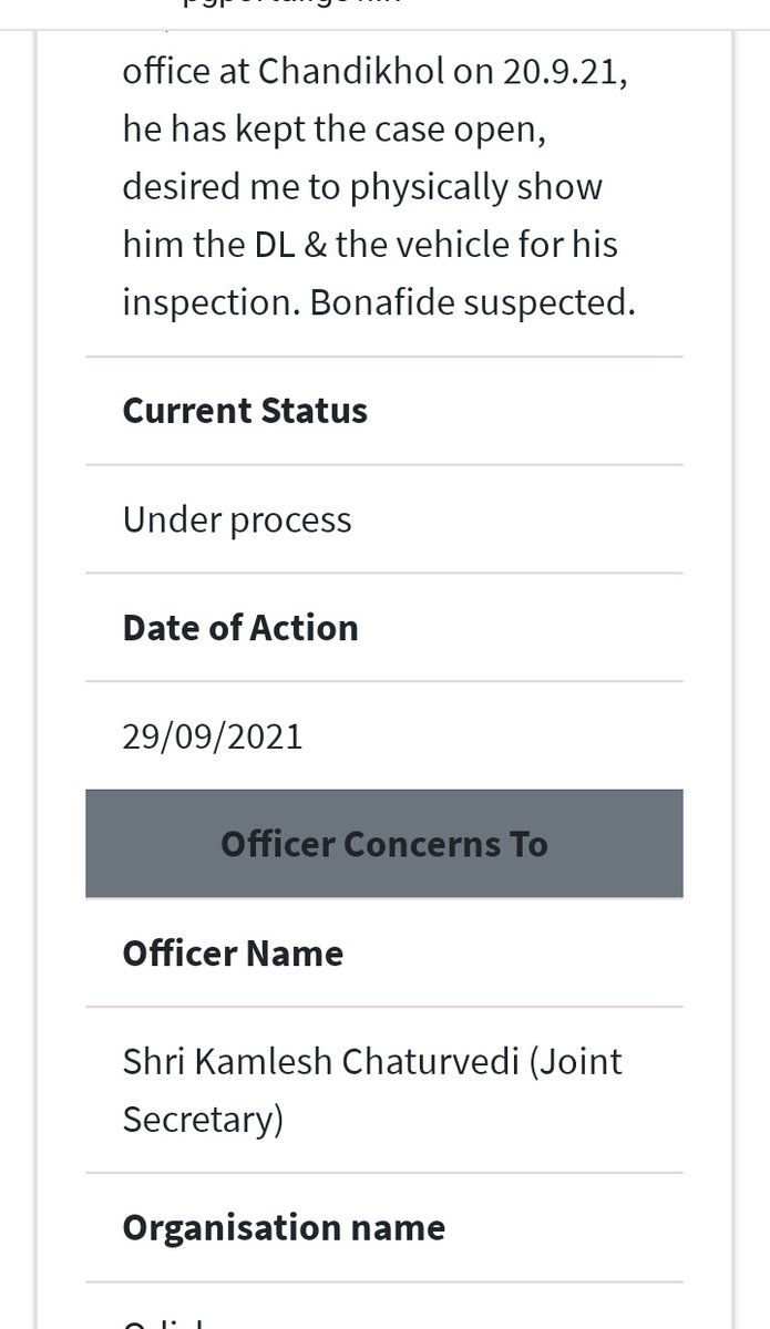 acsamal1953's tweet photo. Arbitrary issue of eChallan, digital documents not honoured.Intimidation &amp; personal harassment to senior citizen driving personal car on National Highways and intimidation on false grounds. Objection made &amp; Grievance raised on cpgrams portal remain unresolved till date. https://t.co/9WnayiCfNP