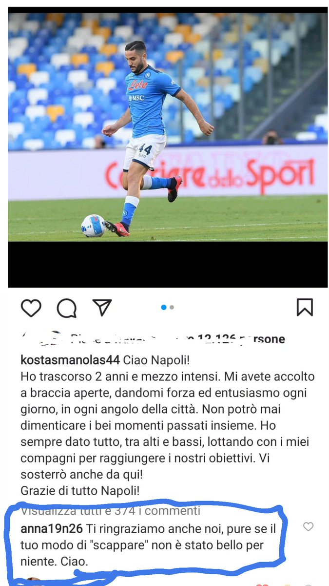 Azzurraluna410's tweet image. Glielo dovevo dire. #Manolas