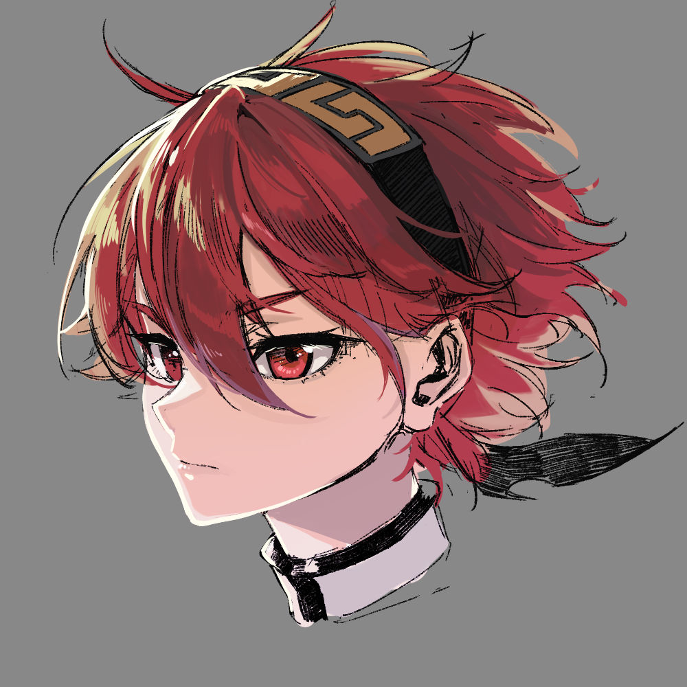 短髪エリス スムージー 無糖 のイラスト