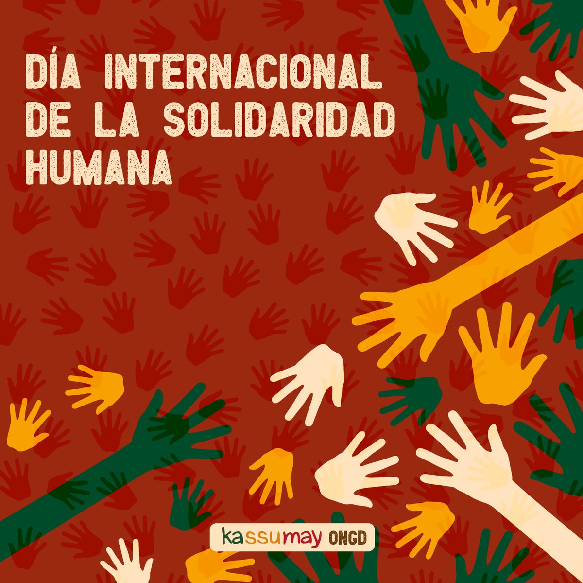 kassumay's tweet photo. #DíadelaSolidaridad 💚💛❤️ En #Kassumay la #solidaridad no solo es un acto, sino una llamada a la acción 💪
La solidaridad de todas las personas que participan en nuestra #ONG nos permite cambiar la vida de las personas. 
👉 ¡Ayúdanos a seguir ayudando!
https://t.co/1DgbxntDLf https://t.co/JExEIh0Bza