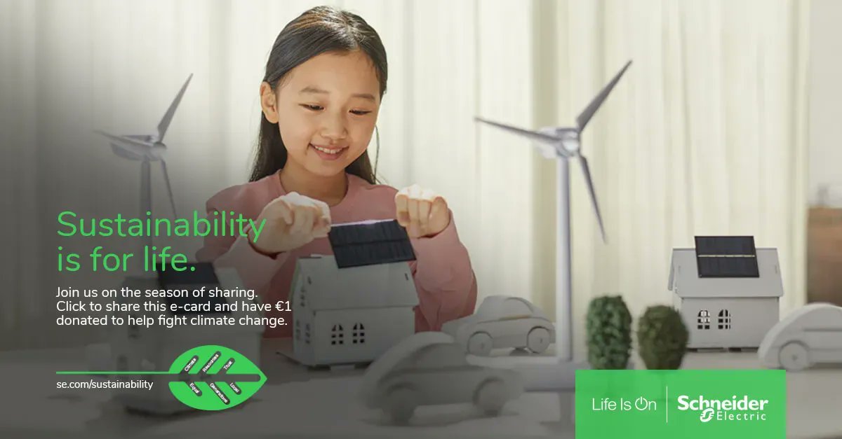 brandesb's tweet photo. Join me in spreading cheer and help save the planet: share this eCard and the Schneider Electric Foundation will donate €1 to Climate Fresk to fight climate change through training and empowerment. https://t.co/PFTRRIXjg7 #GivingSeason https://t.co/xnyMOHf4vW