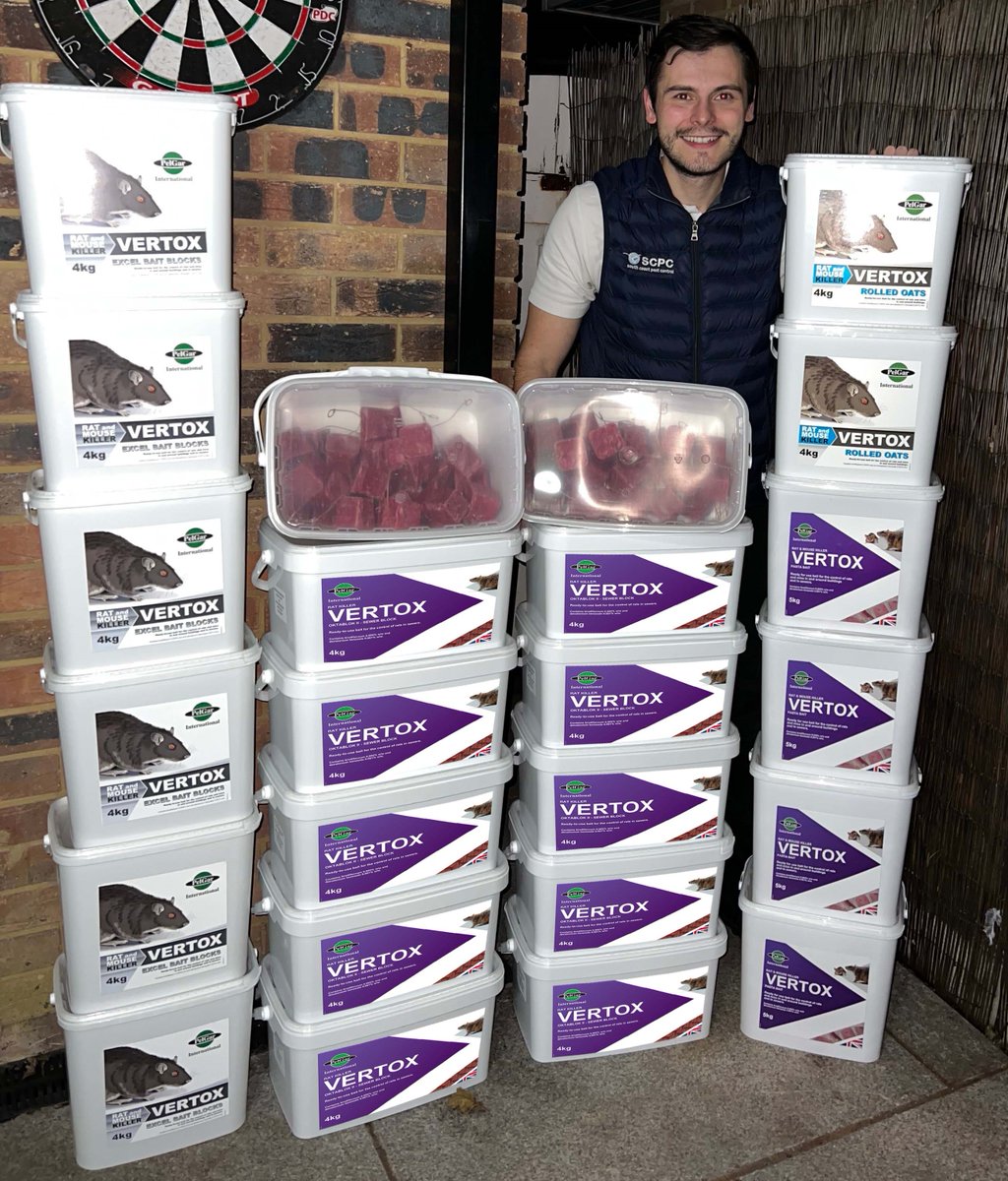 Remember Matt Prowting, our bait winner from South Coast Pest Control? His 'weight in bait' has now been selected by him and delivered, ready for a busy #rodent season ahead! 
#pesttech2021