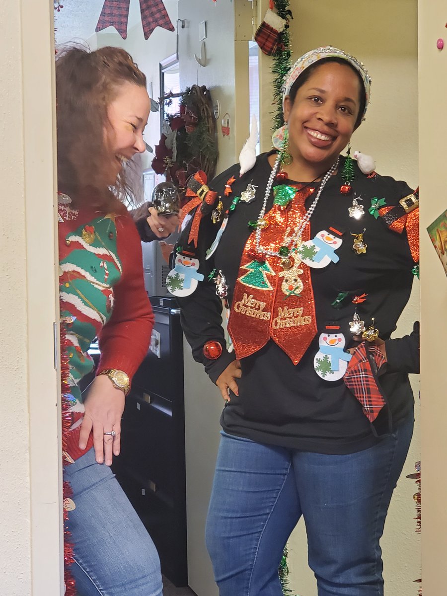 Someone's trying to win the office Sweater contest...