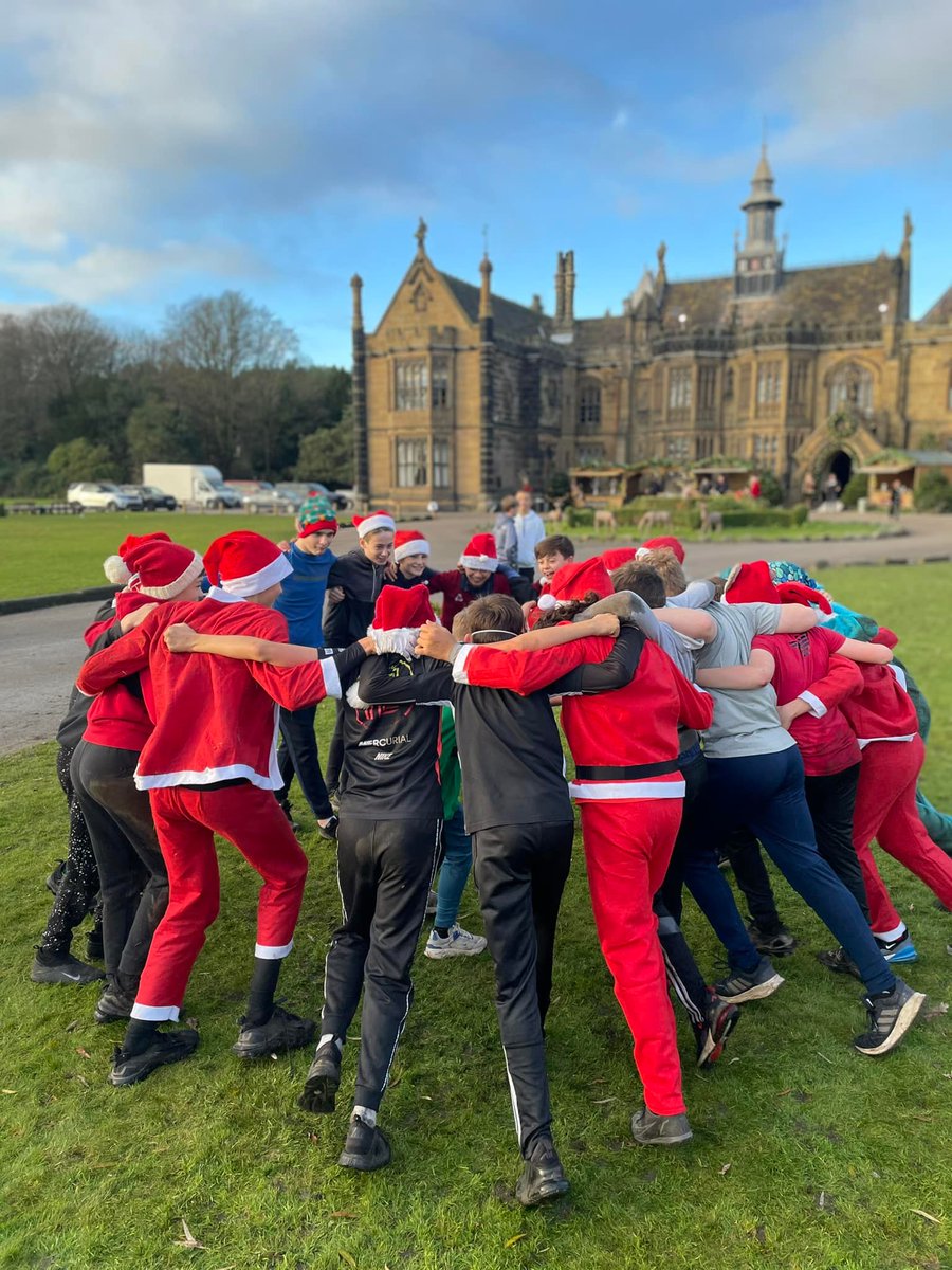 ScarisbrickHall's tweet photo. #SantasofSteel returned this year to raise money for our partner school in Cambodia. 

Well done to every pupil who took part in the #muddyassaultcourse with enthusiasm, excitement and teamwork. 

Thank you all for your donations, we raised an impressive £1,150! https://t.co/YNtrYGlmas