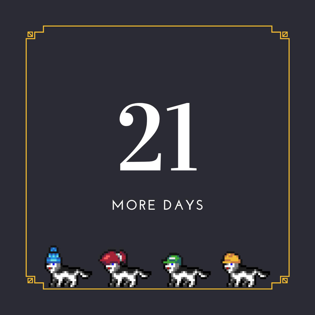 junojourneygame's tweet photo. Juno's Journey is slated for release on January 10th, 2022. That's just 21 days away! Are you excited?

#happymonday #pixelart #videogames #husky #huskiesofinstagram #dog #puppy #indiedev #gamedev #indiegame https://t.co/qYoEJfvwyy