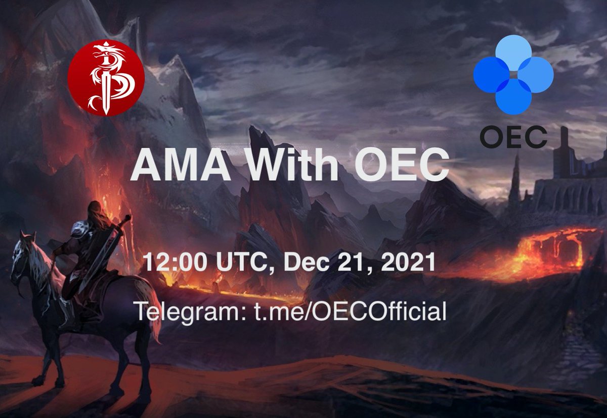 0xBladeGame's tweet photo. 🎊🎊BladeWarrior will have an AMA with @OECnetwork at 12PM UTC, Dec 21
Complete tasks 👇 to get #Airdrops! #Giveaway
https://t.co/xTDyhWTgpy 
1st winner: 200 USDT &amp; 1 NFT
2nd winner: 100 USDT &amp; 1 NFT
3rd winner: 50 USDT &amp; 1 NFT
More rewards during AMA 
@OKExNFT @JayHao8 @OKEx https://t.co/5rw15teBld