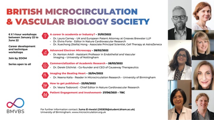 British Microcirc. & Vascular Biology Society (@bmvbsoc) on Twitter photo Save the dates for the #ECR career development and technique workshops for 2022! Speakers include editors from <a href="/NatureCVR/">Nature Cardiovascular Research</a> and scientists from <a href="/AstraZeneca/">AstraZeneca</a>, patents and commercialisation professionals, and #imaging experts <a href="/KentonArkill/">Kenton</a> and <a href="/neena_kalia/">Neena Kalia</a>. Organised by <a href="/jawaisi/">Juma El-awaisi</a> Save the dates for the #ECR career development and technique workshops for 2022! Speakers include editors from <a href="/NatureCVR/">Nature Cardiovascular Research</a> and scientists from <a href="/AstraZeneca/">AstraZeneca</a>, patents and commercialisation professionals, and #imaging experts <a href="/KentonArkill/">Kenton</a> and <a href="/neena_kalia/">Neena Kalia</a>. Organised by <a href="/jawaisi/">Juma El-awaisi</a>