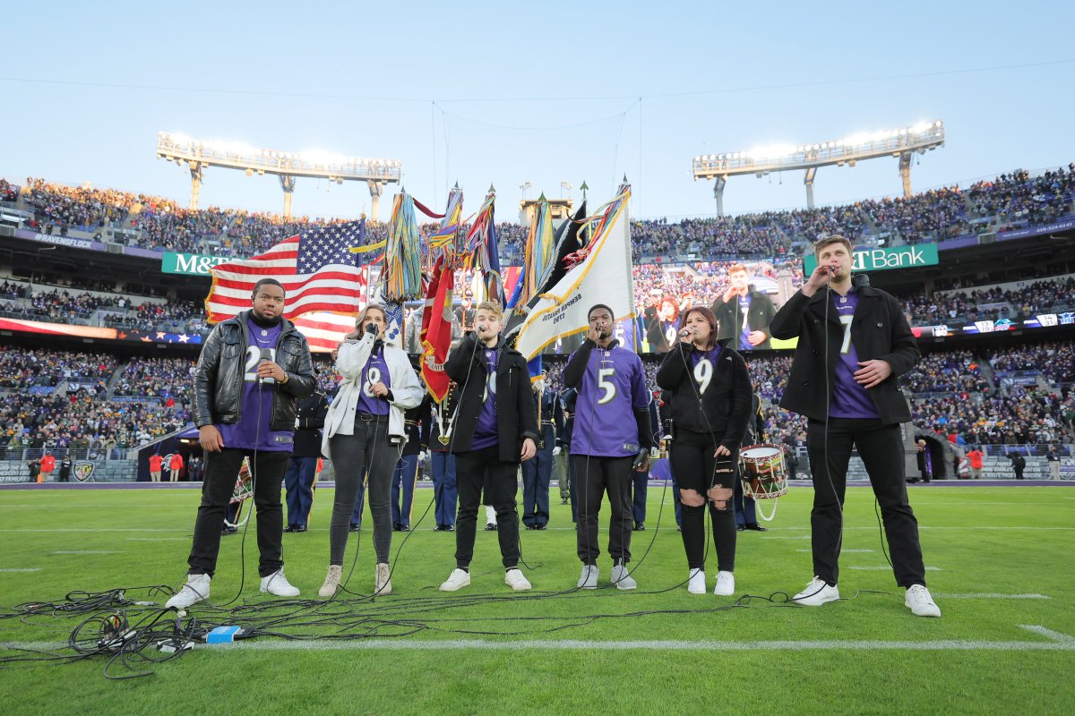 We are so, so #TUproud of <a href="/thetrillsmusic/">The Trills</a>, a group of current and former Towson University students. They had the opportunity to perform during this weekend's Baltimore <a href="/Ravens/">Baltimore Ravens</a> game!