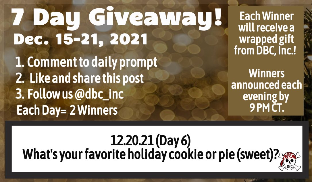 dbc_inc's tweet photo. Win a FREE wrapped gift (book or books)!🎉🎁
🎁2 Winners will WIN a wrapped gift from DBC 
EVERY DAY for 7 Days! (Day 6)
Winners= 12.20.21 by 9ish PM CT
To Enter:
1. Comment w/Response to Daily Prompt
2. Like &amp; Share this Post
3. Follow Us @dbc_inc
4. #7DayGiveaway
#LeadLAP #tlap https://t.co/XqskB6joas
