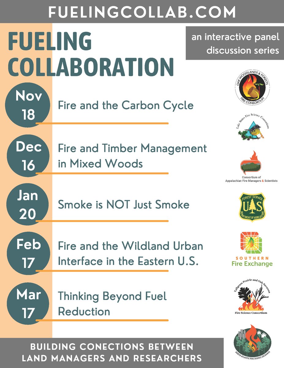 SW Fire Science Consortium (@swfirescience) on Twitter photo RT <a href="/usfs_nrs/">Northern Research</a>: Save the date for the next Fueling Collaboration webinar on January 20 at 12 noon ET.
Theme: Smoke is NOT Just Smoke
Sign up at bit.ly/FC-Smoke
Presenters from
@LSFireScience
<a href="/usfs_nrs/">Northern Research</a>
<a href="/UIdahoCNR/">U Idaho CNR</a>
<a href="/usfs_r9/">USFS Eastern Region</a>
<a href="/USFSRegion8/">USFS Southern Region</a> RT <a href="/usfs_nrs/">Northern Research</a>: Save the date for the next Fueling Collaboration webinar on January 20 at 12 noon ET.
Theme: Smoke is NOT Just Smoke
Sign up at bit.ly/FC-Smoke
Presenters from
@LSFireScience
<a href="/usfs_nrs/">Northern Research</a>
<a href="/UIdahoCNR/">U Idaho CNR</a>
<a href="/usfs_r9/">USFS Eastern Region</a>
<a href="/USFSRegion8/">USFS Southern Region</a>