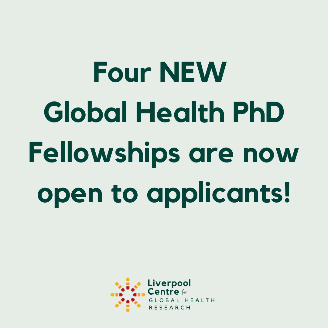The wait is over, our 2022 fully-funded 3-year #GlobalHealth fellowships are live! Applications welcomed from doctors, midwives, PH trainees, other allied health professionals and vets bit.ly/3yXvkFX