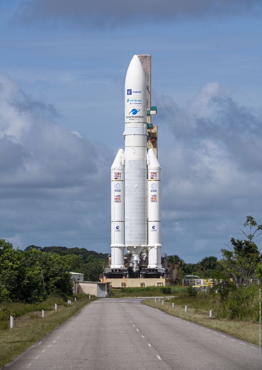 james webb en el ariane 5