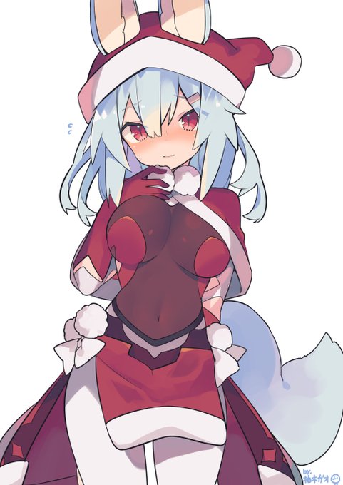 クリスマスのフラフィ描いた 