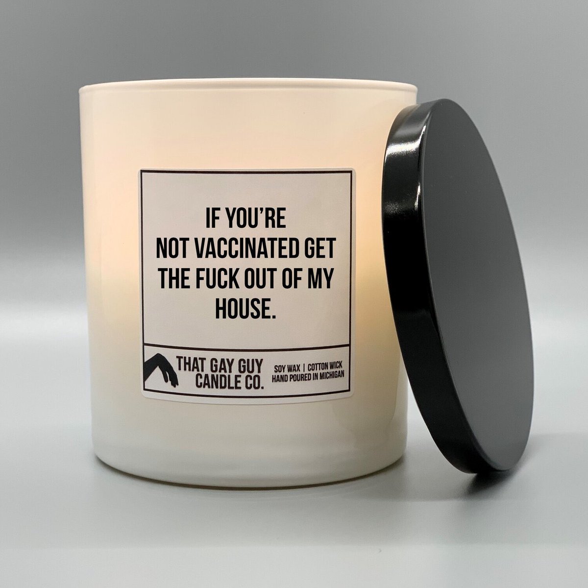 I ❤️ <a href="/gayguycandleco/">That Gay Guy Candle Co. 🇺🇸</a>’s products.

Unless you have a LEGITIMATE medical reason, if you’re not vaccinated, I don’t want to see you, talk to you, work w/you, socialize w/you or know you. It’s enough. Your “personal freedom” is holding the rest of us hostage. It’s selfish and stupid.