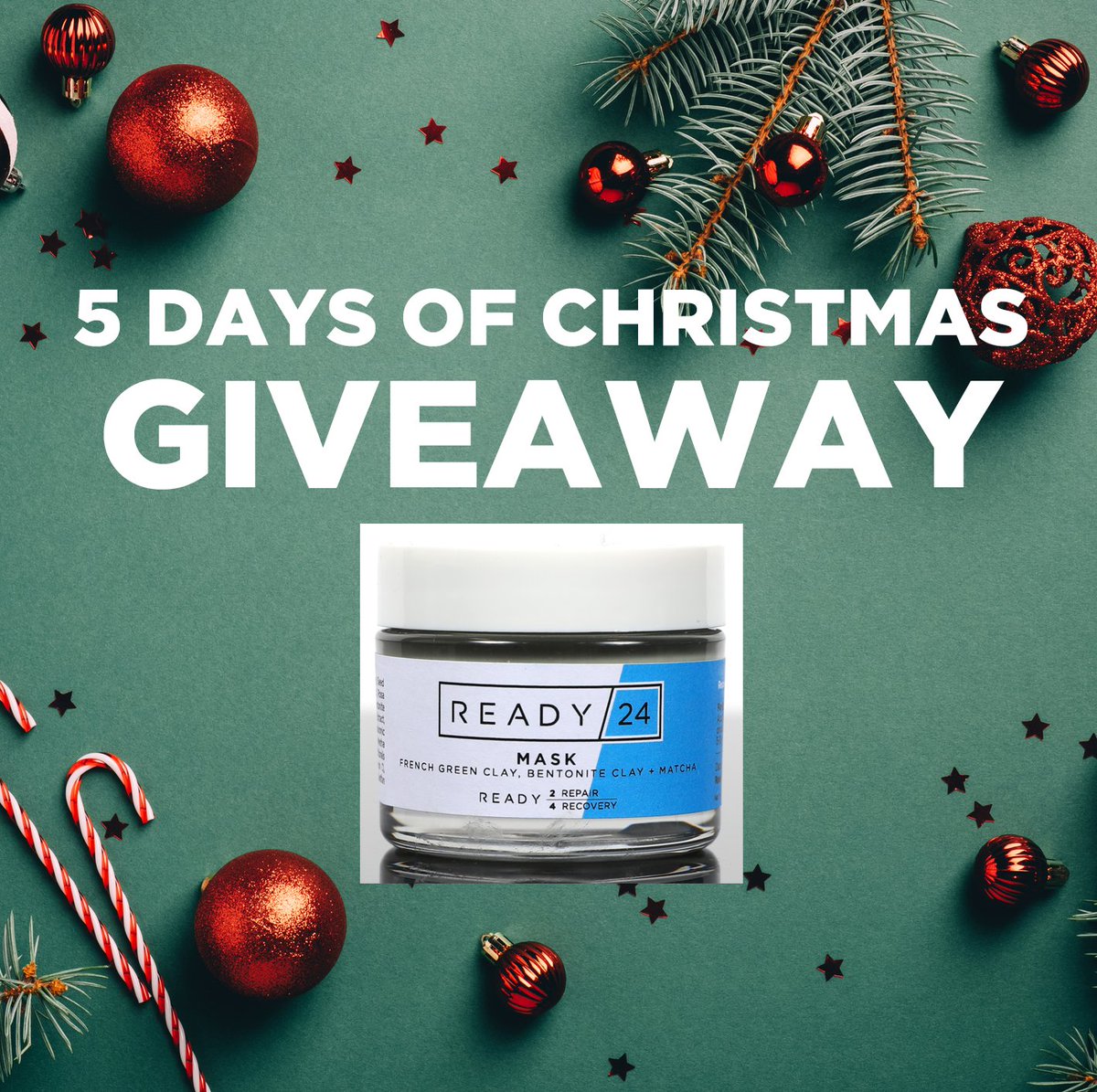 🎄 Every day leading up to Christmas, we're giving away one product! 🎄

Retweet and follow for a chance to win one of our best sellers: Mask!