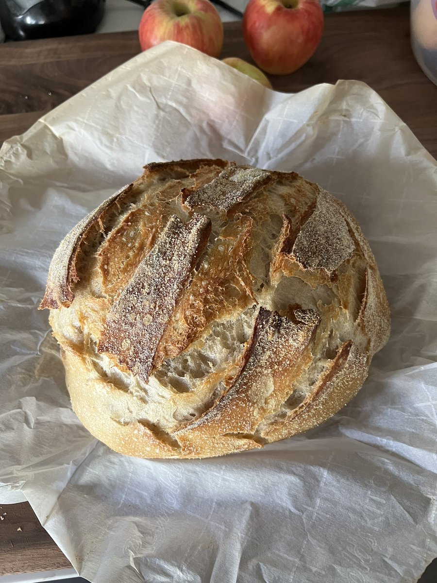 paul_scheid_'s tweet photo. My best sourdough yet! https://t.co/Sv5ZwAXfVj