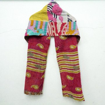 Cotton Kantha Scarf Head Wrap Stole Dupatta Quilted Women Scarves Reversible  SU30
