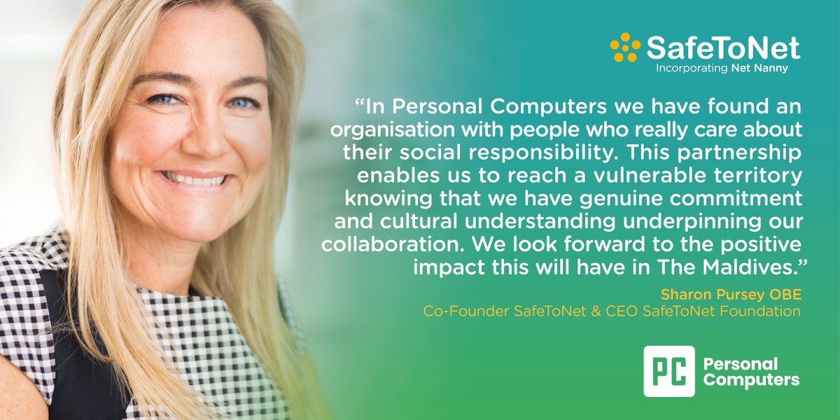 SafeToNet's tweet photo. We are excited to announce our partnership with @pcMaldives. Personal Computers is the largest and most trusted ICT vendor &amp; solutions provider in the region. Going forward, Personal Computers will be the exclusive distributor for our Net Nanny. Read more: https://t.co/C8AfqRhyiz https://t.co/mJAbxdv6xO
