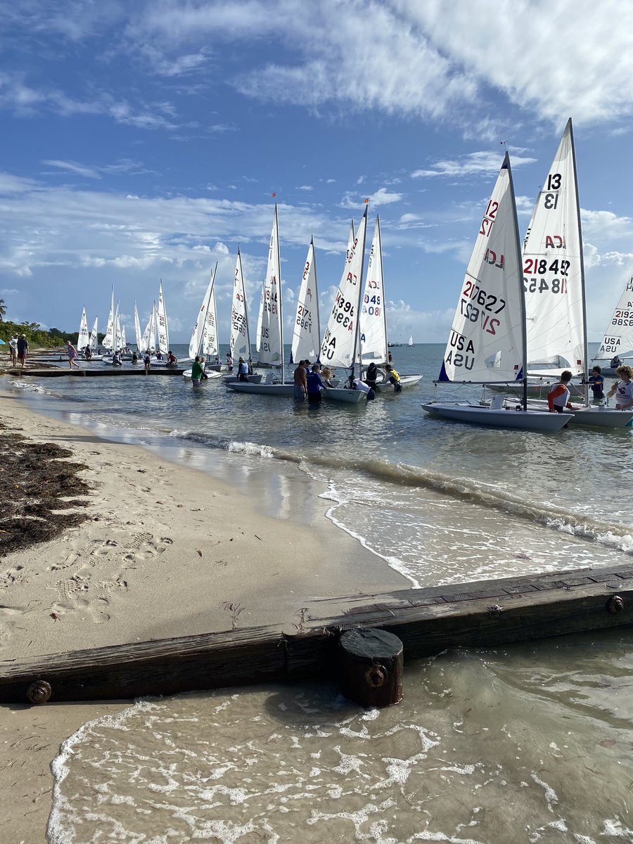 BeachHSSailing's tweet photo. After a great weekend with challenging conditions at the Cressy Single Handed Nationals @BeachHSSailing finished 15th overall.  Thanks to @lyc1938 and ISSA for hosting the event. https://t.co/DA7qt7Xgmj