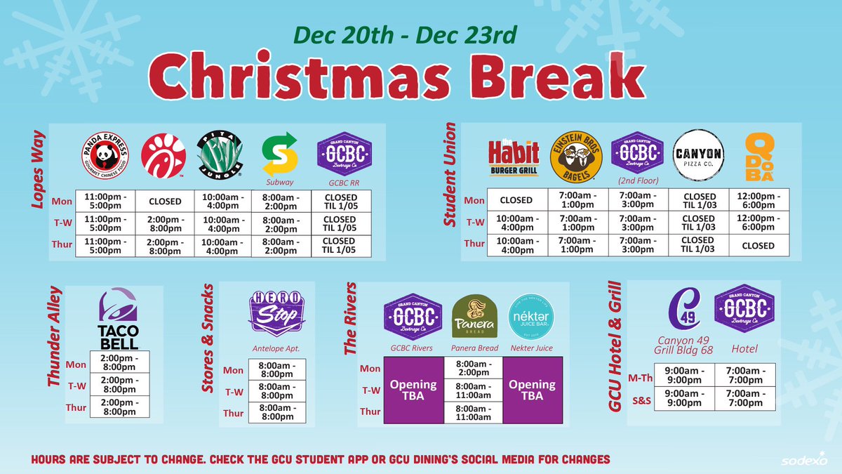 GCUDining tweet picture