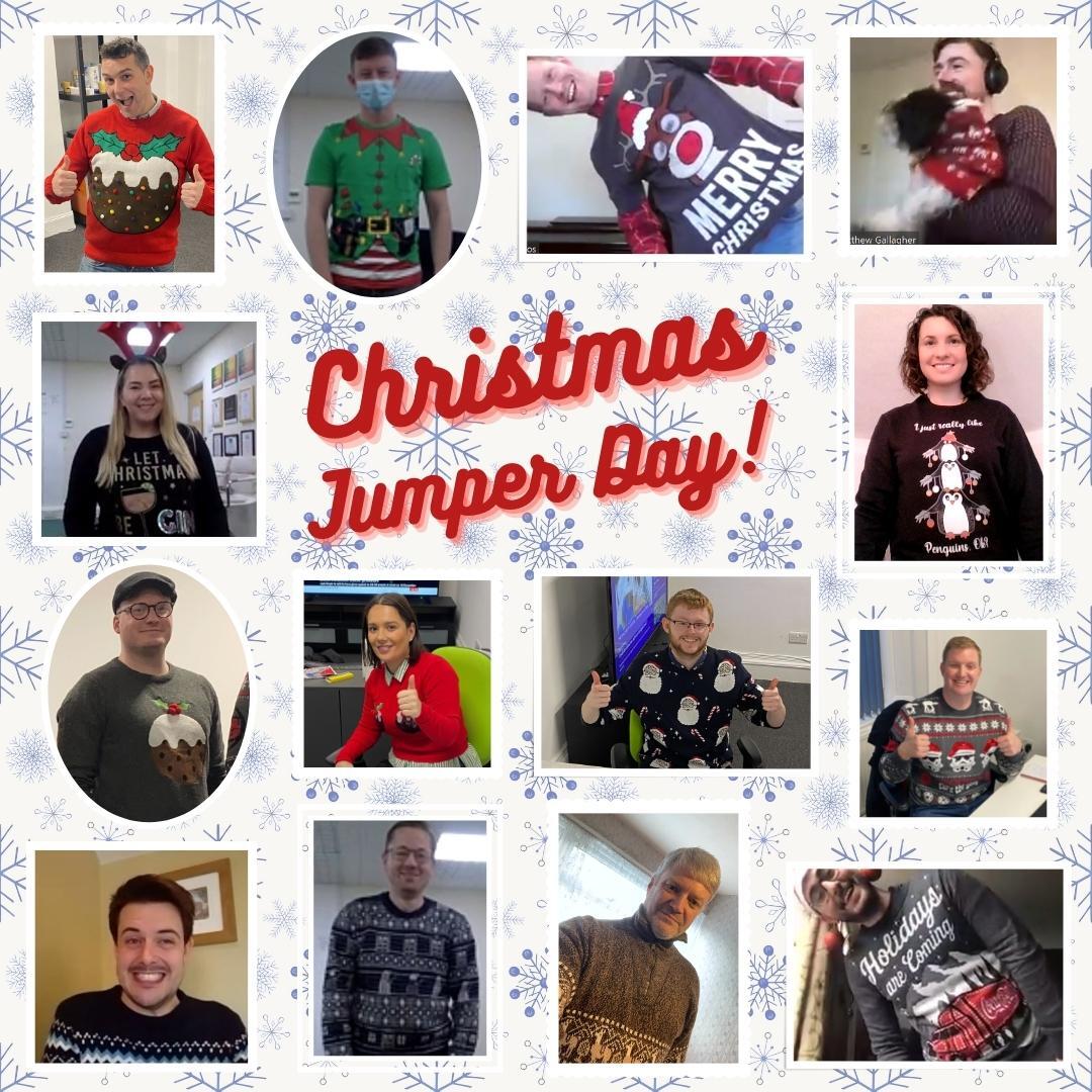 With Christmas coming very soon, we had a Christmas jumper day to get ourselves in the Christmas spirit!🎄

We wanted to say a huge thank you to all our team members at <a href="/fluidstudiosltd/">Fluid Website Design</a>, @bigreachmarketing and @xdnainteractive, who helped us raise money for @savethechildrenuk! ❤️