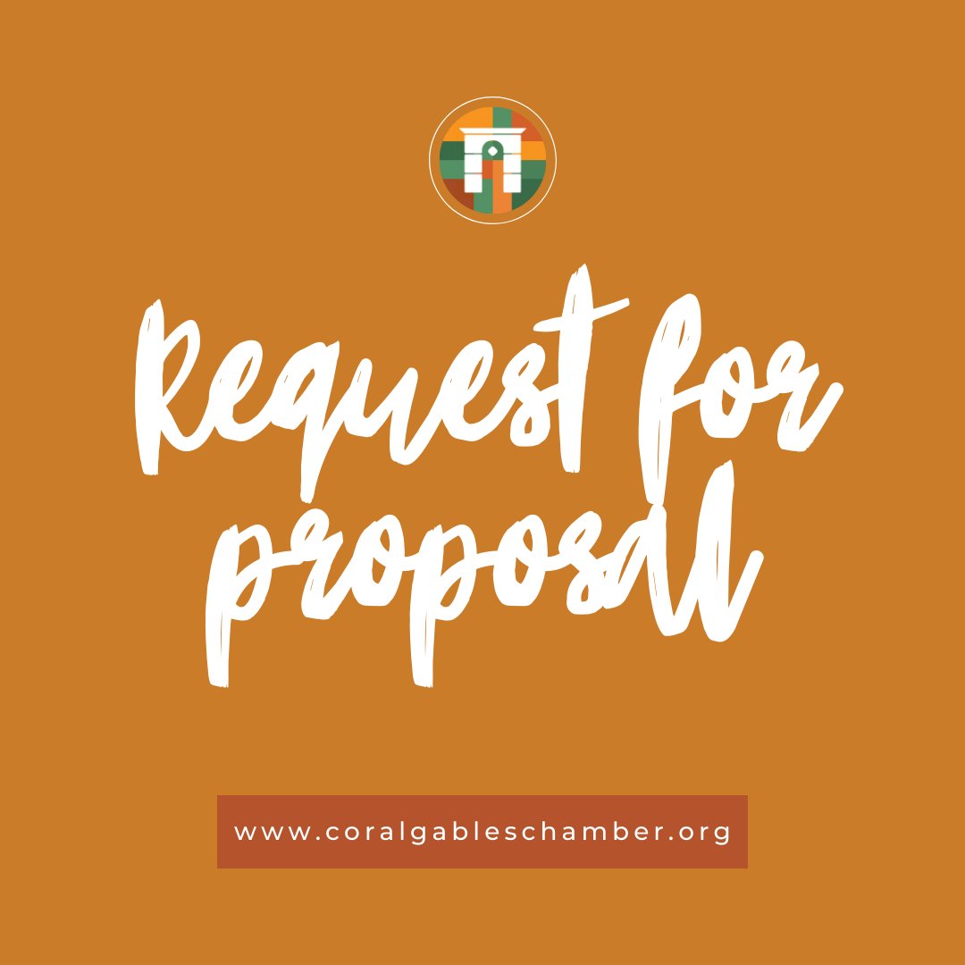 The Coral Gables Chamber of Commerce is seeking a qualified firm or consultant to help design and update our five-year strategic plan. Please consider submitting your credentials for further review no later than Monday, January 31, 2022. Thank you!