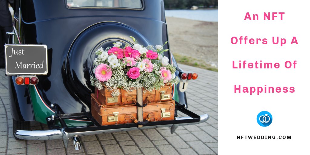 NFTWedding's tweet photo. Wishing you a happy day! ❤️

💍 #NFTWedding #NFT #NFTS #Wedding #Weddings https://t.co/IHFNahmRmn
