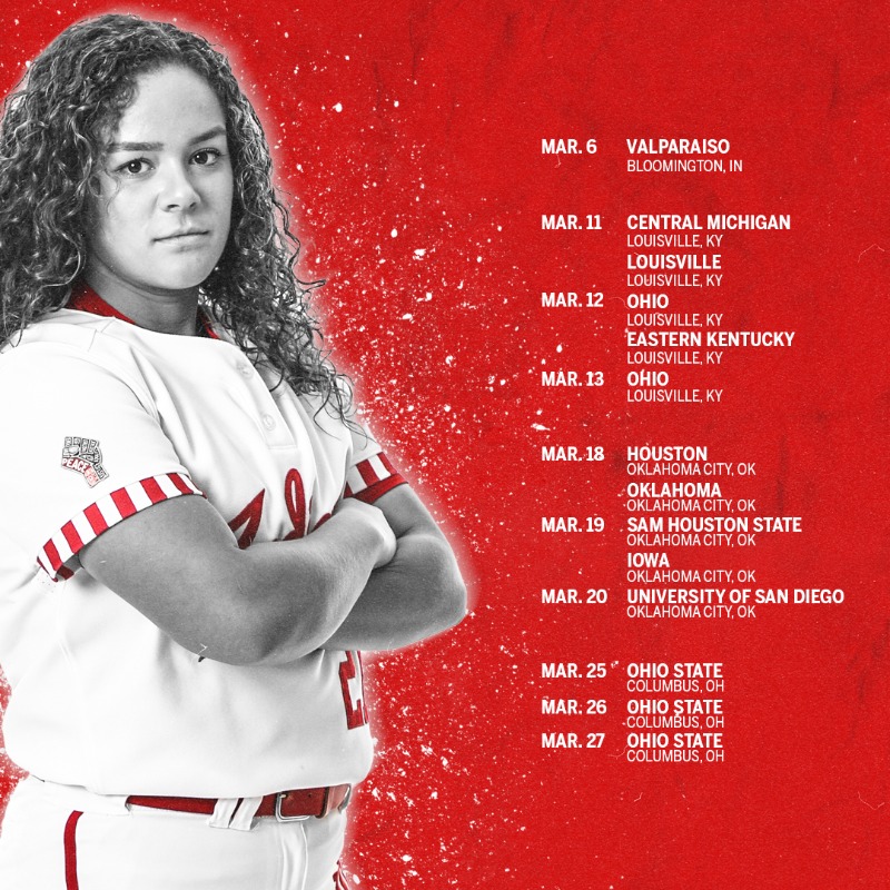 IndianaSB's tweet photo. 👀 The 2022 Indiana softball schedule is set!

📝 https://t.co/9DH1Hk2GI8
🗞 https://t.co/8USURtgilK