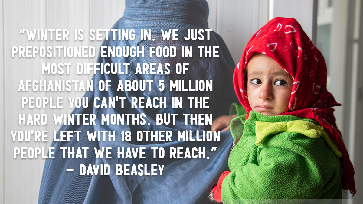 WFPUSA's tweet photo. 🎙 @WFPChief sat down with @NPRKelly last Saturday on @npratc to discuss the ongoing food crisis in #Afghanistan and how @WFP is positioned to feed 23 Million in 2022. 

Listen ➡️ https://t.co/BcY18hFqcD https://t.co/UErllQrFCQ