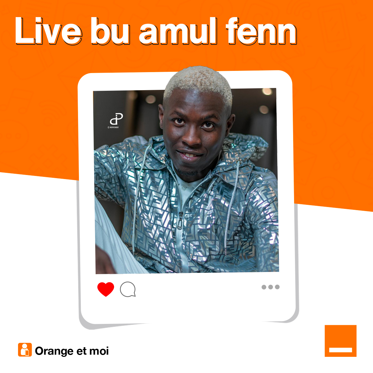 Ne rate surtout pas notre live Orange et Moi avec la star <a href="/NgaakaBlindee/">Ngaaka Blindé</a> ce 21 Décembre🤩
Il sera l’invité de Ibou dans un live inédit où tu pourras lui poser toutes tes questions de même qu'à l’expert Orange et Moi pour le pur bonheur des Blindés Blindés.😎

#JournéeOrangeETMOI