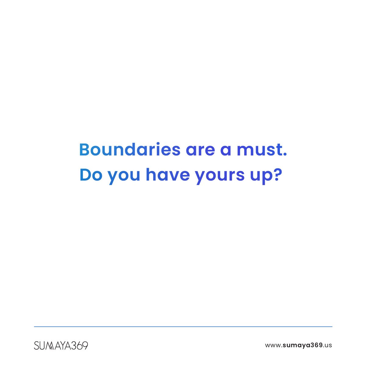 369drsumaya's tweet photo. It is important to Identify and respect your boundary, be it with people or any life situation. Keep your balance and maintain distance, do not let anyone cross your circle.

#lifecoach #sumaya369 #selfcare #boundaries #redflags #relationships https://t.co/NYVuc0D3sM