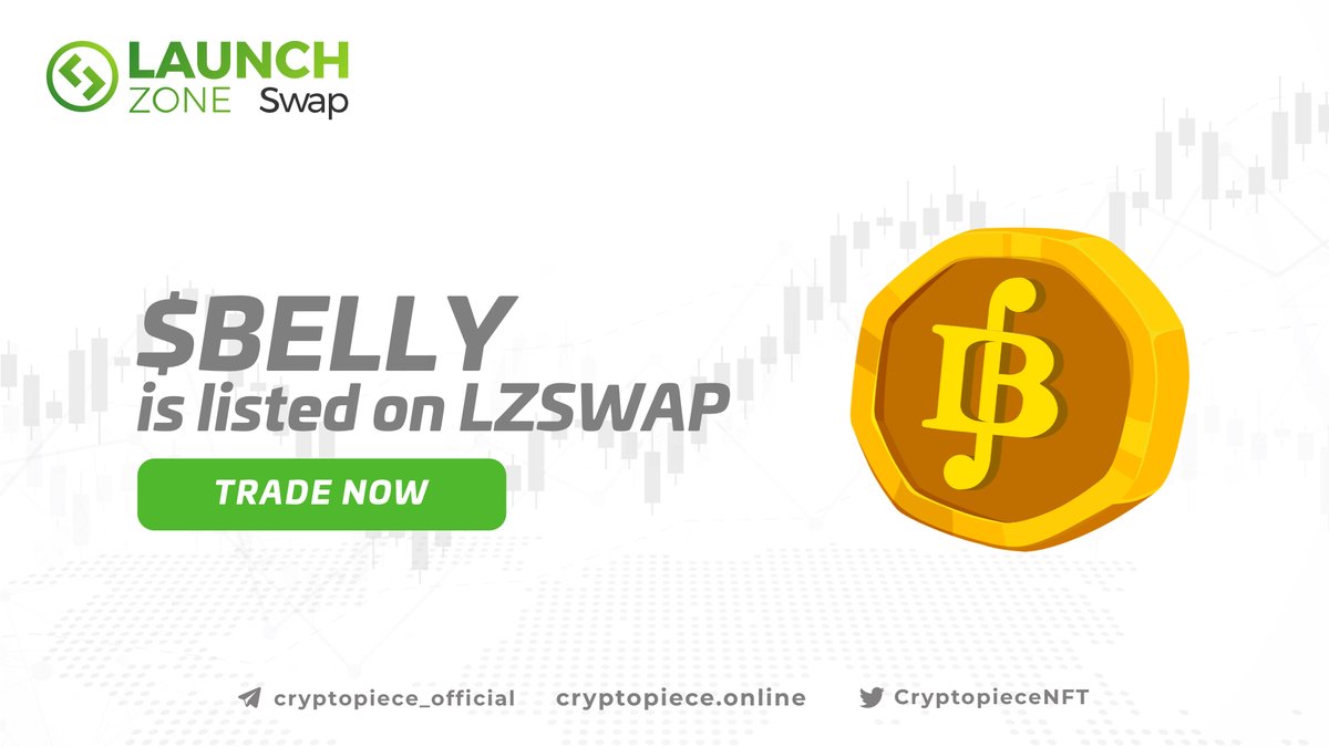TRADE TO EARN WITH #LZSWAP

Trade $Belly on #LZSwap and earn $LZP in return. The more you trade, the more you earn.

Moreover, LZ Swap has the best rate and fee. Trade now 👇
lz.finance/swap/token/0x3…

#swap2earn