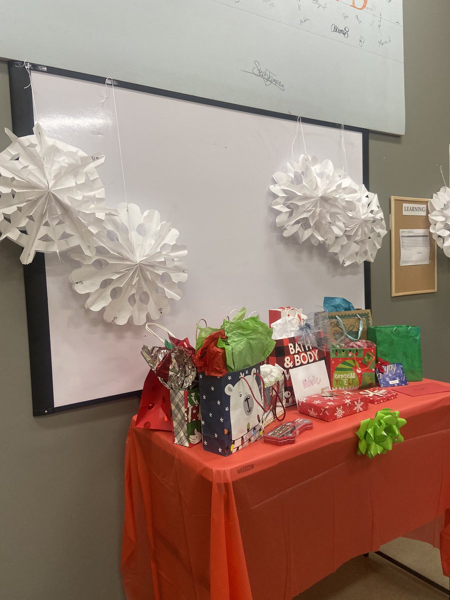 1917Depot's tweet photo. It’s party time for Supervisors!!! Nothing Bundt Cakes, Joy Teriyaki. Games, prizes and Secret Santa! https://t.co/hCOMKvGXvO