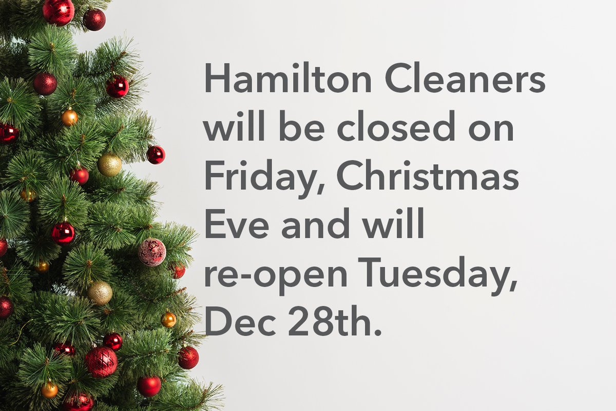 Hamilton Cleaners tweet media