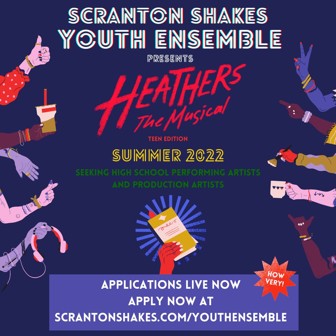 The news is OUT! The Scranton Shakes Youth Ensemble is returning for a second season!! Learn more at scrantonshakes.com/youthensemble #YouthTheatre #NEPA #ScrantonShakes