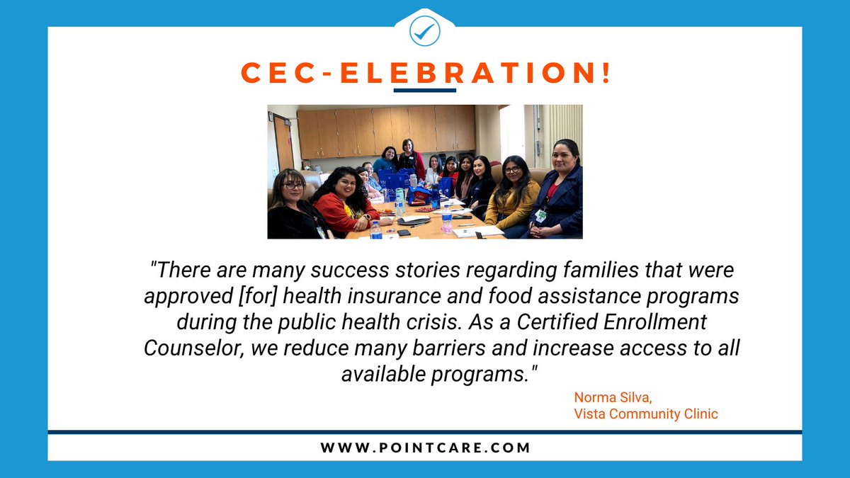 It's time to celebrate the amazing CECs who are doing great work for their clinic and community!

Today we will be highlighting Norma Silva from Vista Community Clinic.

#ValueCHCs #ValueCECs
