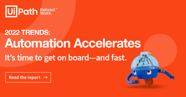 kellandsays's tweet photo. Curious to see what’s pushing #automation forward faster than ever and what are the best practices to stay ahead? Get all your insights from the latest @UiPath Automation Trends Report for 2022. https://t.co/og4j7h4Hdb https://t.co/OU69IL4lNr