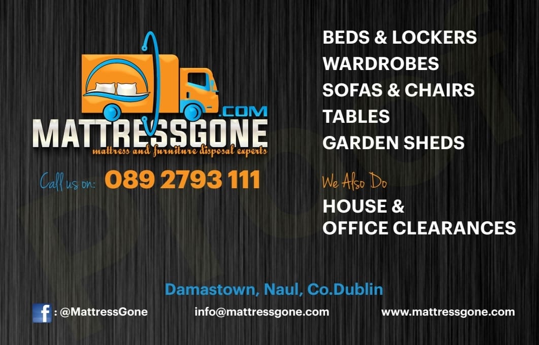 MattressGone's tweet photo. Contact us today to help with disposal of any unwanted mattresses ,furniture or any household items. 
#dublin #clearout #mattress #skip https://t.co/GwEqnKRbt9