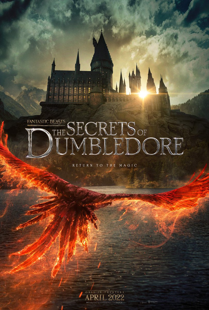 Póster oficial de “Animales Fantásticos: Los secretos de Dumbledore”.