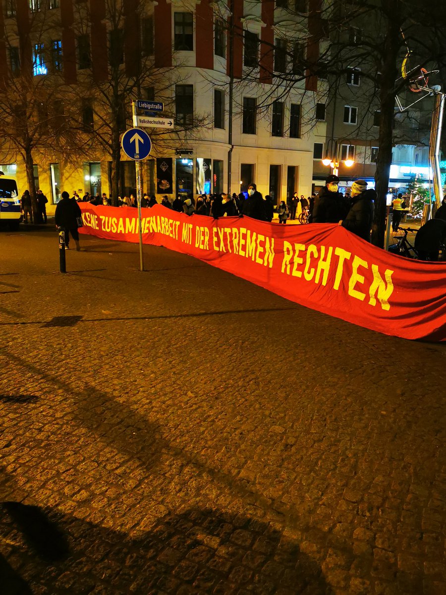 Gegenkundgebung am Hassel zur Aktion auf dem Domplatz.