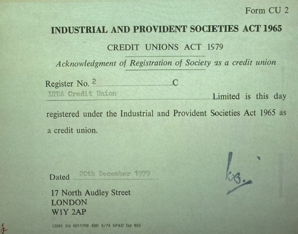 SaveandSoundCUs's tweet photo. Congratulations to London Taxi Drivers CU, the 2nd credit union registered under the 1979 Act, which is  42 years young today. Cabbie Dave, mentioned in this cutting from 1992 just one member who has benefitted over the years,with over £30 million loaned! https://t.co/SGuypfgRJW