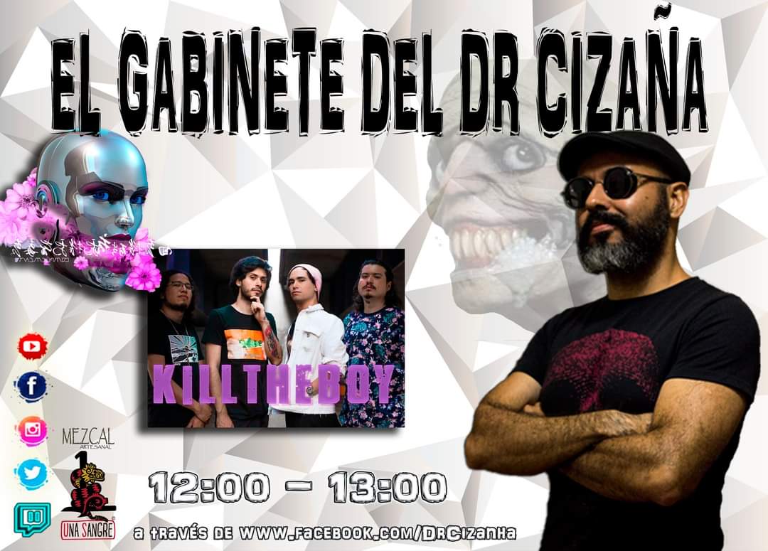 ElDrCizanha's tweet photo. Bandicta musical MUY BUEN DÍA!
Tendremos en cabina de @FmtvReaccion a @killTheBoy5 , quienes nos traen su nuevo sencillo #Complemento 
Nos vemos en punto del medio día!

#music #musica #rock #rockenespañol #metalcore #radio #radioonline #RadioEnVivo
@MezcalUnaSangre https://t.co/PolmvPwEsZ