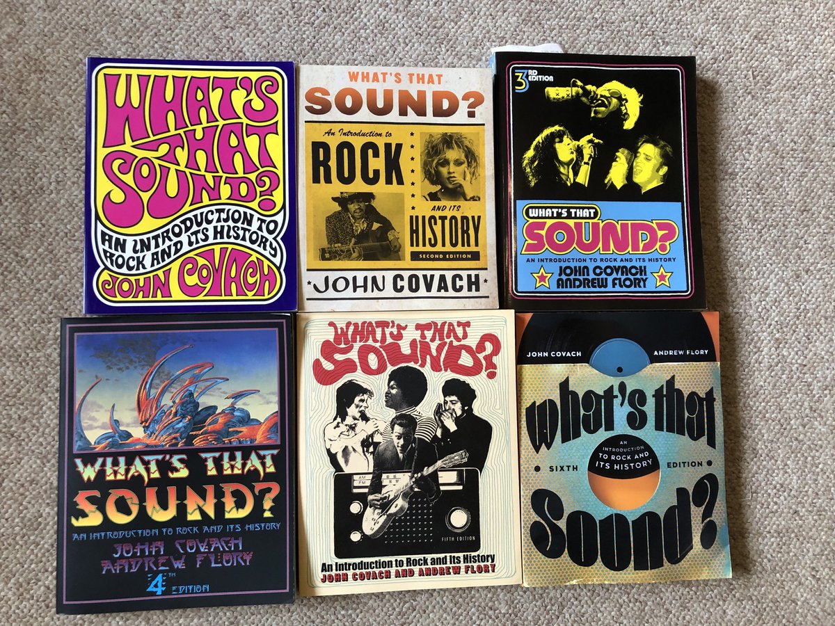 I just received my copies of the new 6th edition of What’s That Sound? Here’s all six editions.
