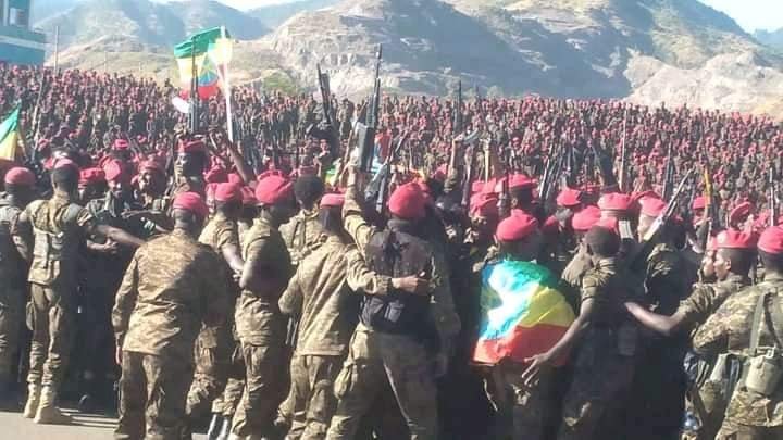 DerejeGerefa's tweet photo. ሰበር የድል ዜና‼

ጀግናው የኢትዮጵያ ጥምር ጦር #አላማጣን ተቆጣጠረ። ጥምር ጦሩ በከፍተኛ ሞራልና የአገር ፍቅር ስሜት ጠላቱን አጭዶ እየወቃ ወደ ፊት በመገስገስ ላይ ይገኛል።

ድል ለኢትዮጵያ 🇪🇹💪 https://t.co/6EmmpTNXlj