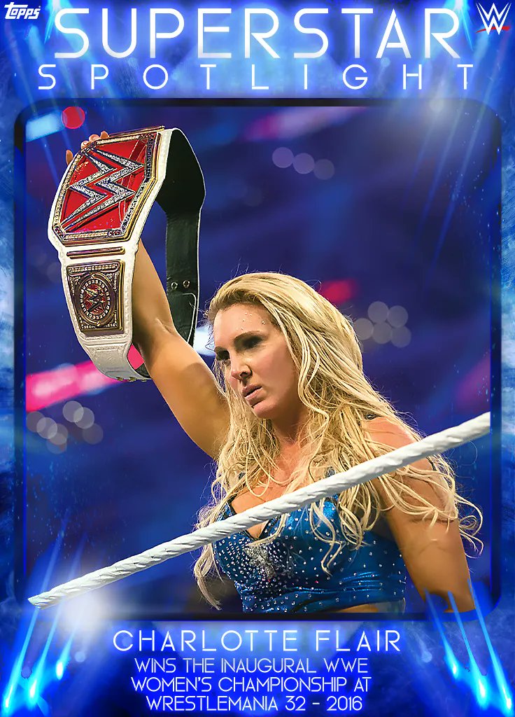 Topps Slam 20 WWE Charlotte Flair I Stand With Red 2019 Digital Card