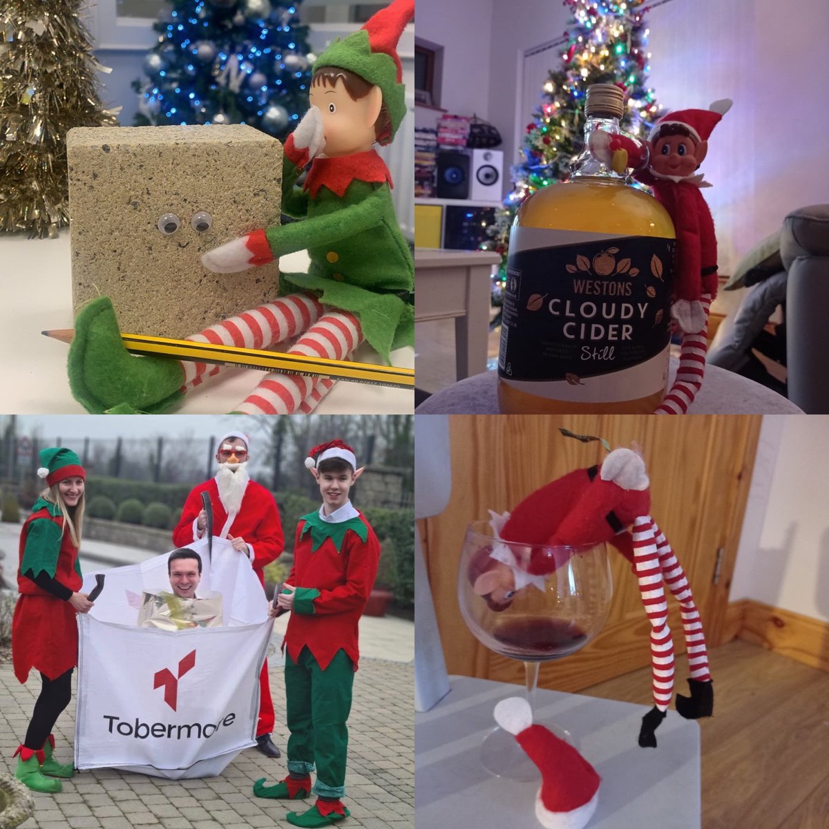 Tobermore's tweet photo. #FestiveUpWeek at Tobermore with Day 1 – Elf on the Shelf!

We’ve asked our staff to snap some photos of those pesky Elves! Check out what they’ve been up to! 

Check in tomorrow for Day 2! 
#FestiveUpWeek #ElfontheShelf #Christmas2021 #TeamTobermore https://t.co/tgXyFX46Qn