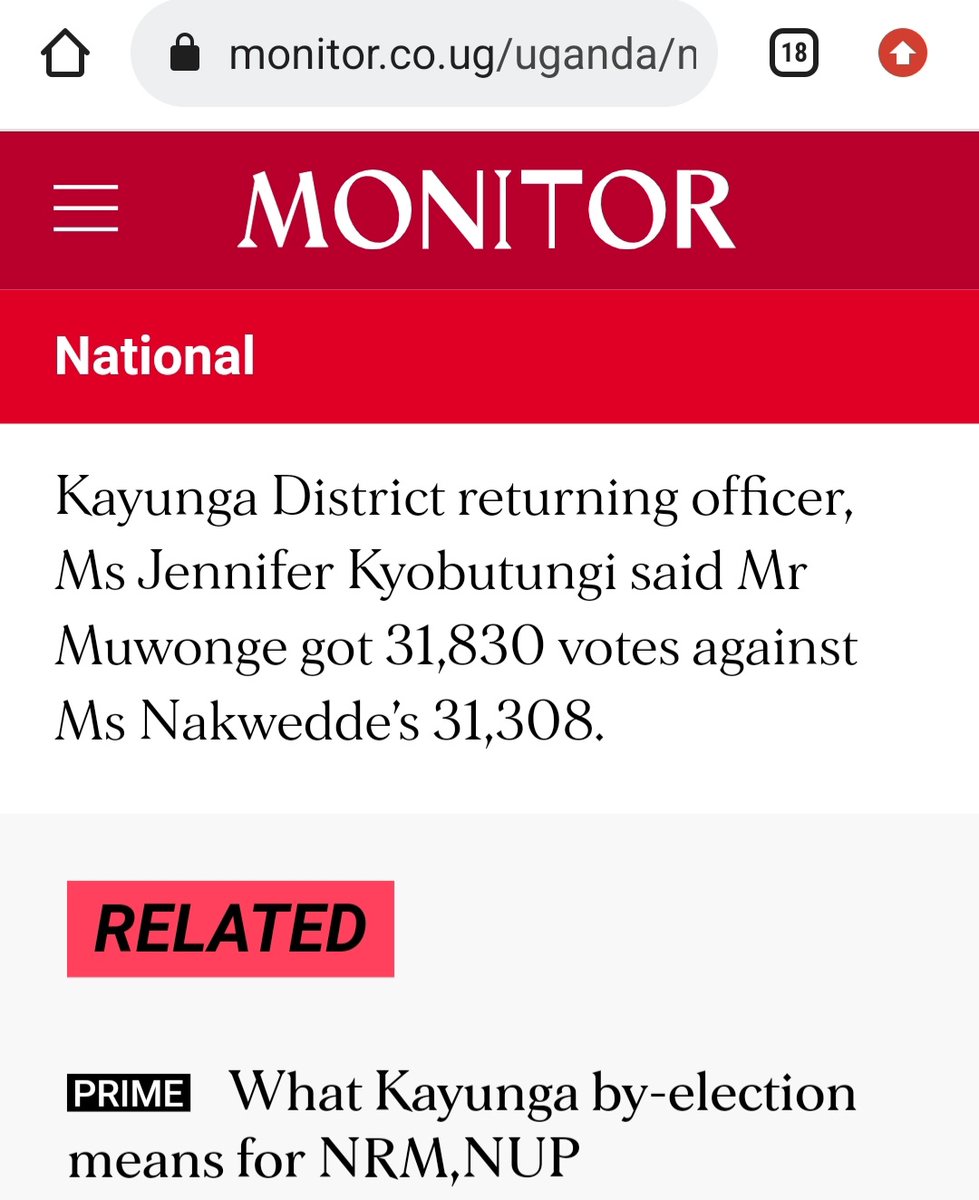 allimadi's tweet photo. #KayungaByElection #Ugandans Open your eyes. Look at these #fake #Museveni results! The dictator is becoming lazy in his stealing
#Muwonge: 31,830
#Nakwedde: 31,308
They merely switched order of last 3 numerals. 830 became 308 for Nakwedde.
@KagutaMuseveni
#DictatorMpumbavo! https://t.co/jvp2XWAeHG