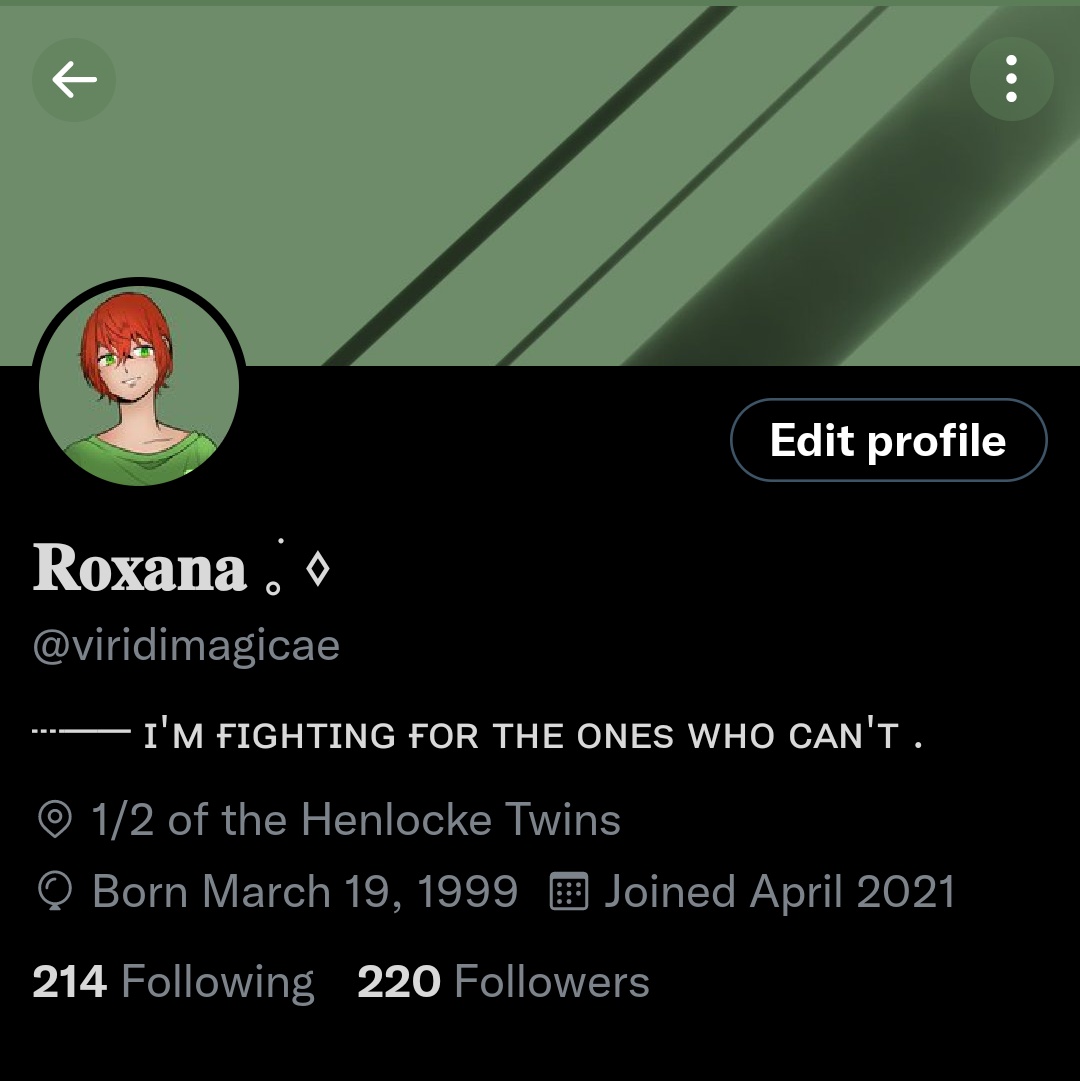 🍀 <a href="/verisades/">𓈒ׂ ⬫ RELOAD</a> &amp; Rox are both owned by myself and i highly encourage you to tag me ! I'm just really shy 👉👈