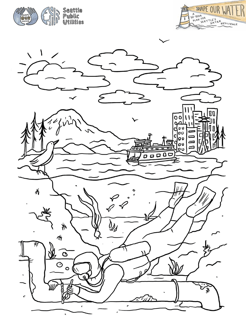 SeattleArts's tweet photo. Help @SeattleSPU imagine our water future: download a printable coloring page from their #ShapeOurWater Community Vision Plan and let your creative vision leap to life. Learn more: https://t.co/62LhiRbkmA
Art by @nataliekdupille https://t.co/WNoDu54cZH